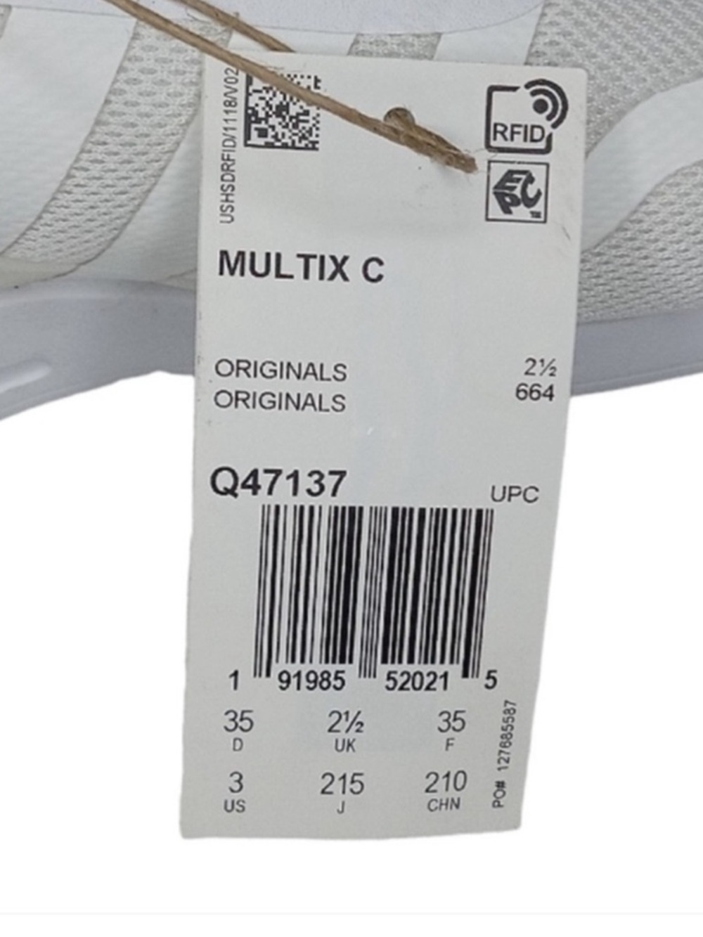 adidas White Mesh Casual Trainers Sneakers - Picture 5 of 5
